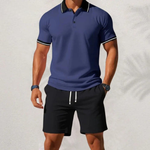 Set aus Poloshirt und Shorts